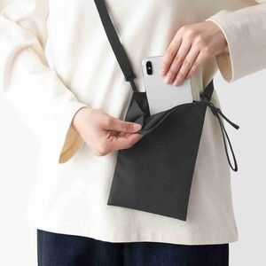 Muji Black Mini Crossbody Bag